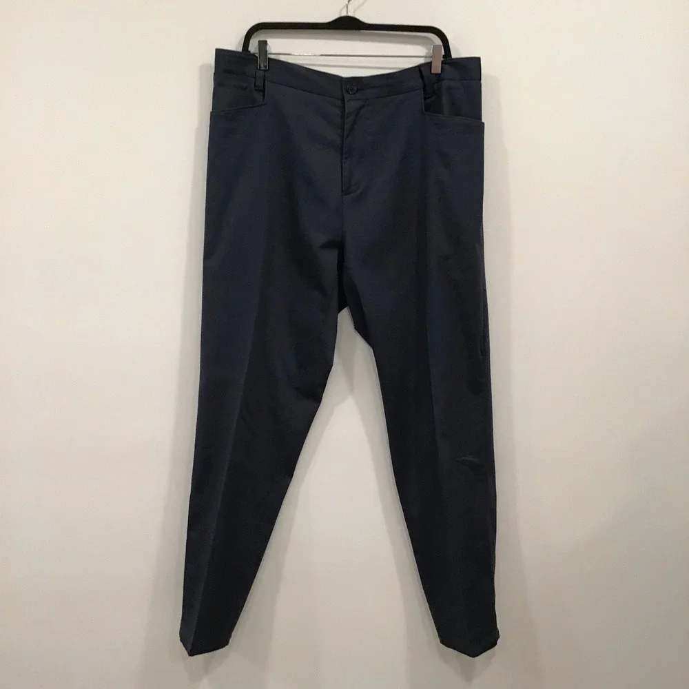 Calvin Klein Dress Pants Men's 36 Navy‎ Blue Slim Fit Business Casual Trousers